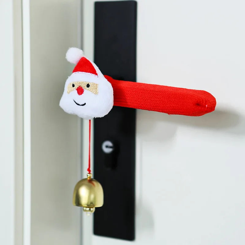 Christmas Door Handle Covers – Santa & Reindeer Decorative Sleeves