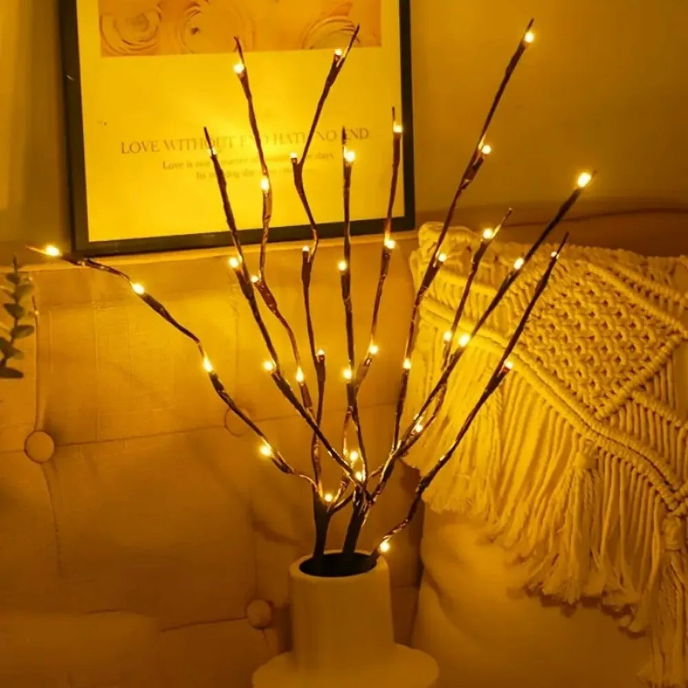 LED Willow Branch Lights – Warm White Decorative Tree