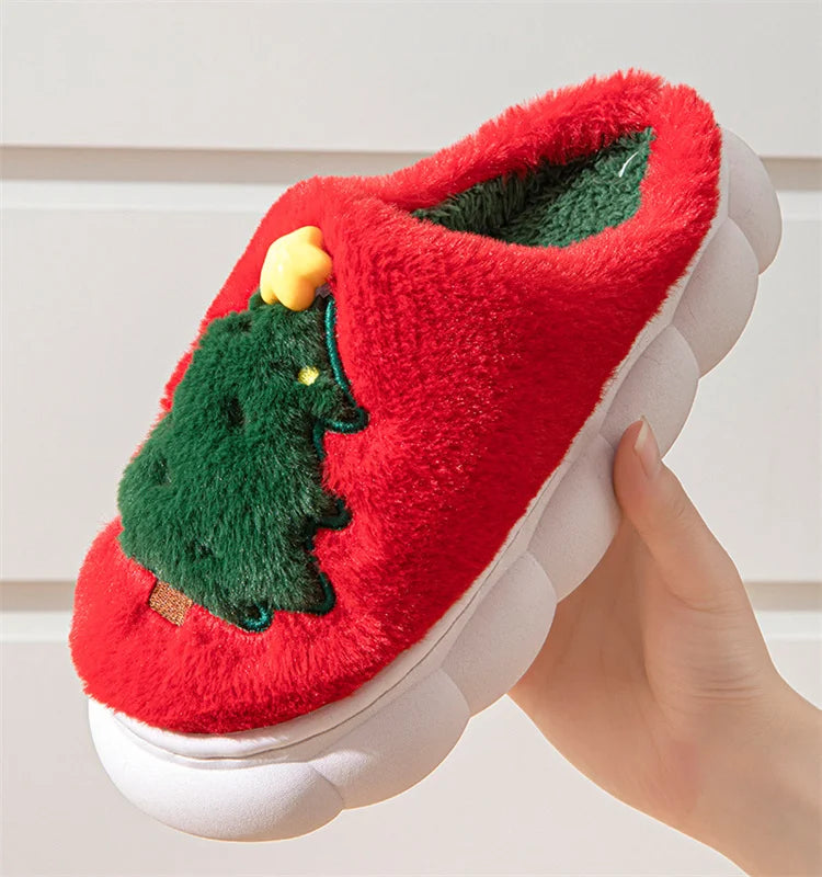 Cute Couple Christmas Slippers
