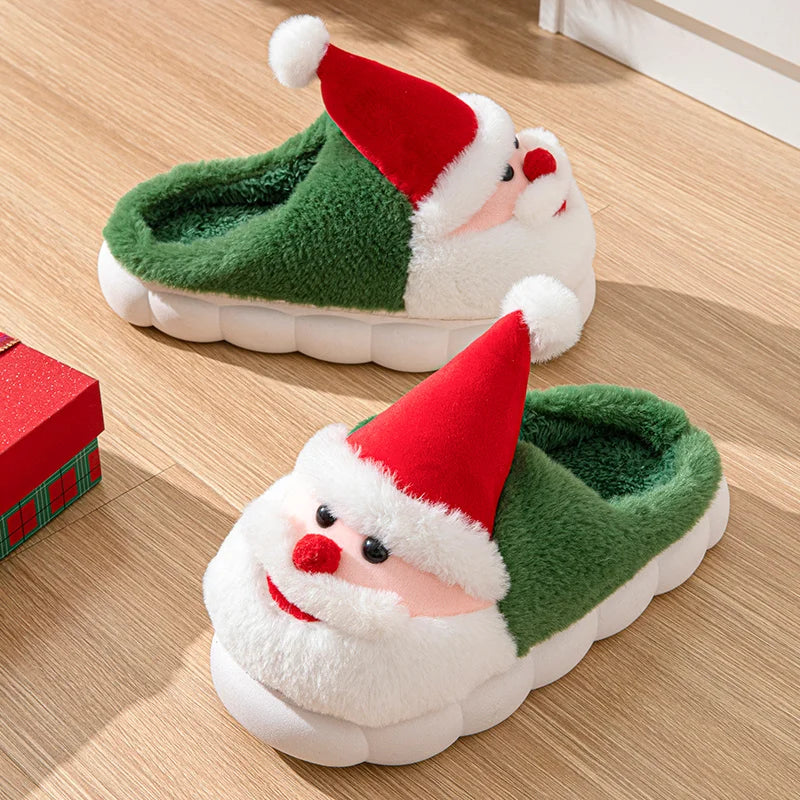 Cute Couple Christmas Slippers