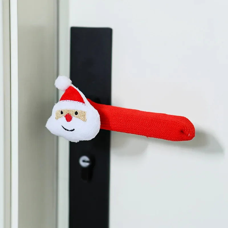 Christmas Door Handle Covers – Santa & Reindeer Decorative Sleeves