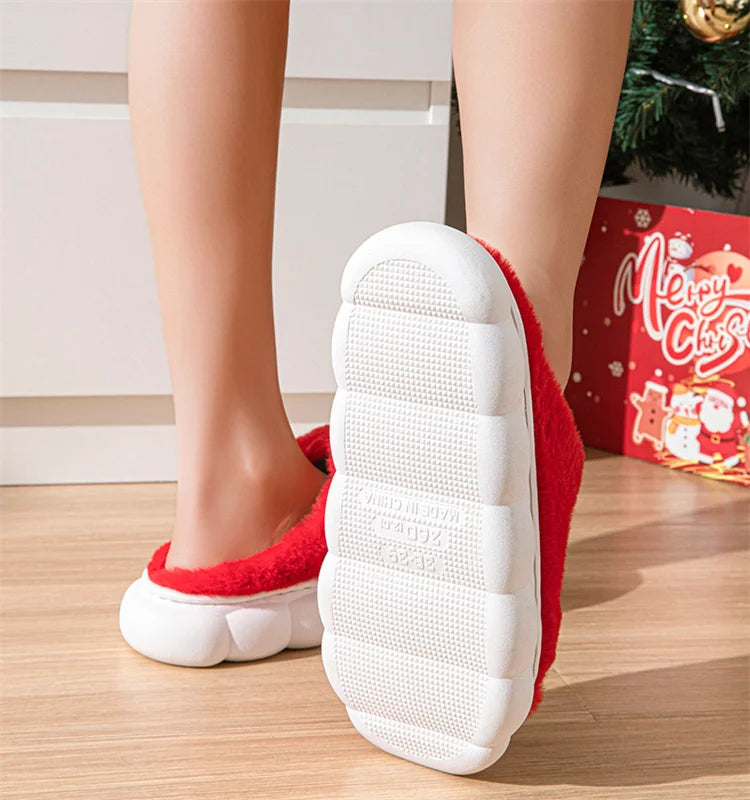 Cute Couple Christmas Slippers