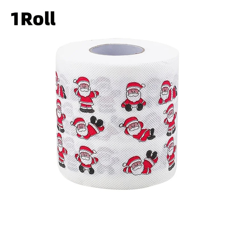 Christmas Printed Toilet Paper – Festive Holiday Bathroom Decor