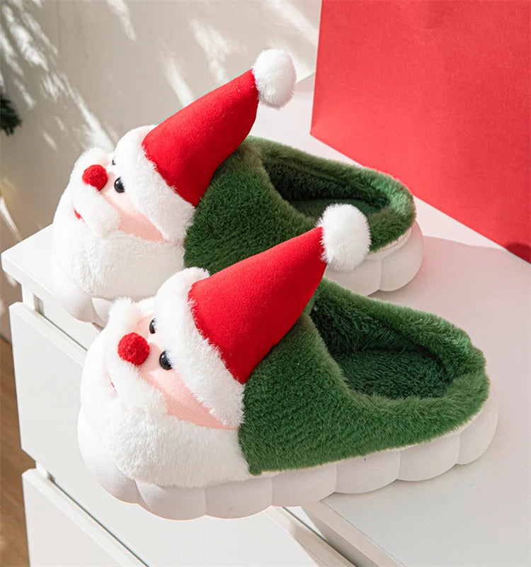 Cute Couple Christmas Slippers