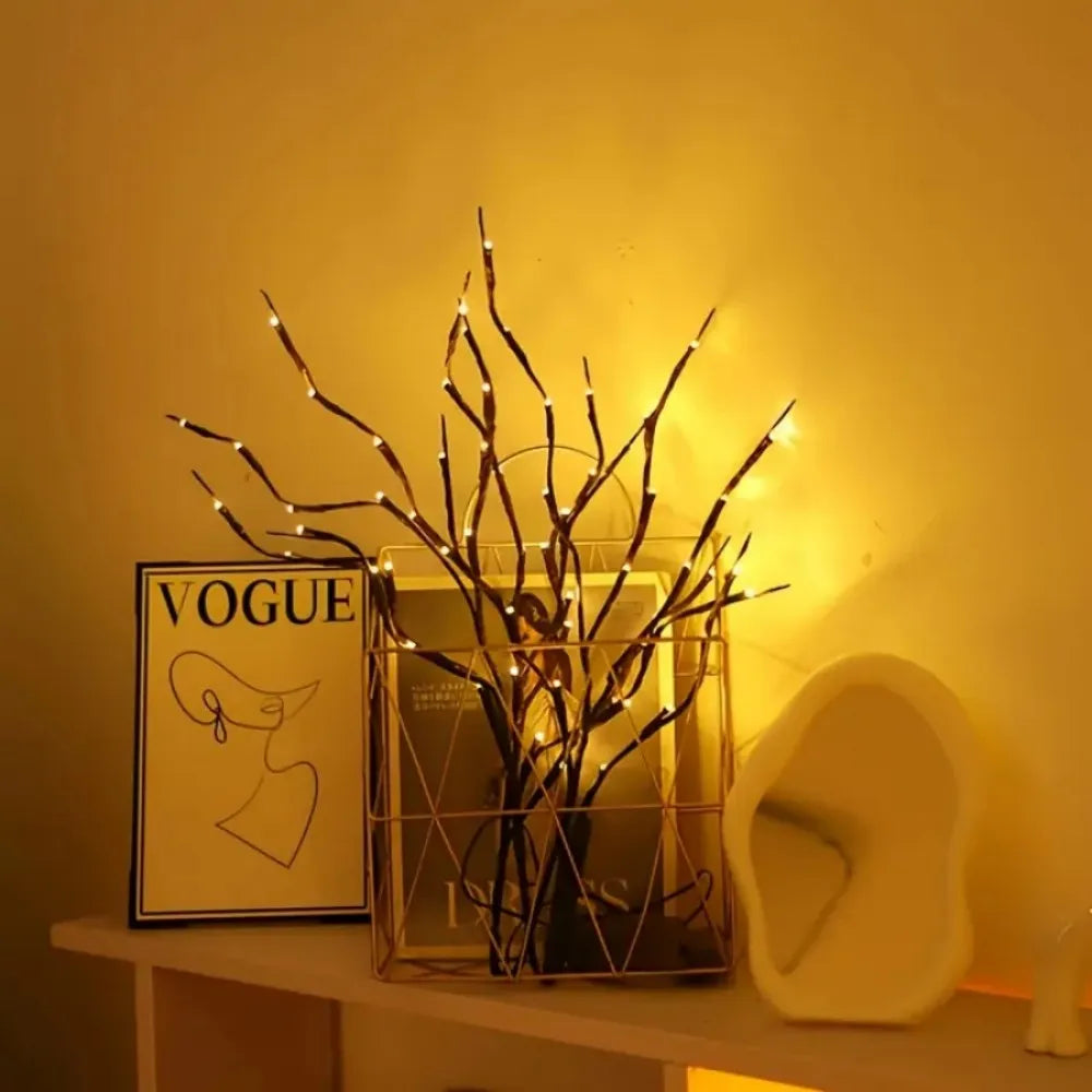 LED Willow Branch Lights – Warm White Decorative Tree