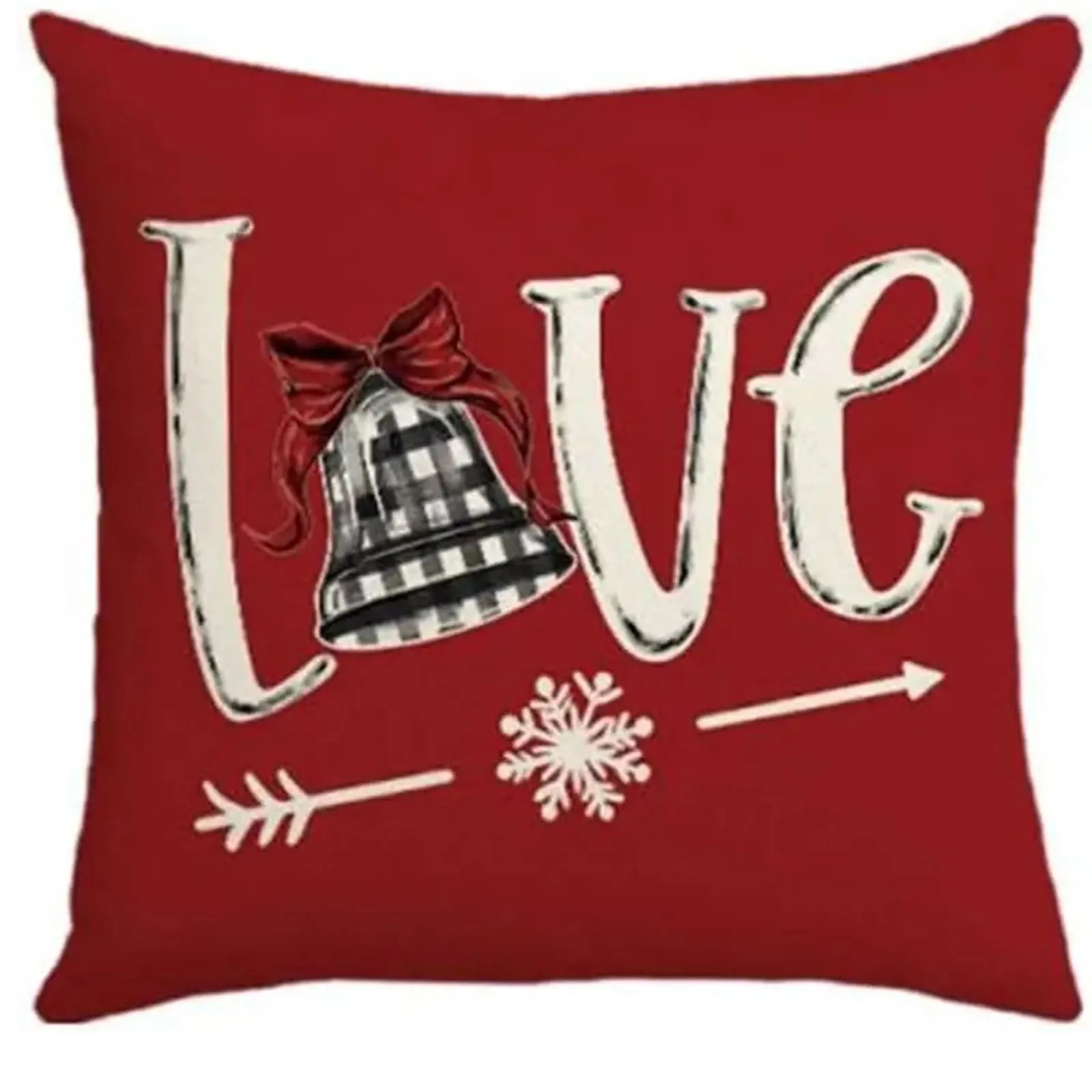 Holiday Throw Pillow Covers – Merry Christmas Set (4 Designs)