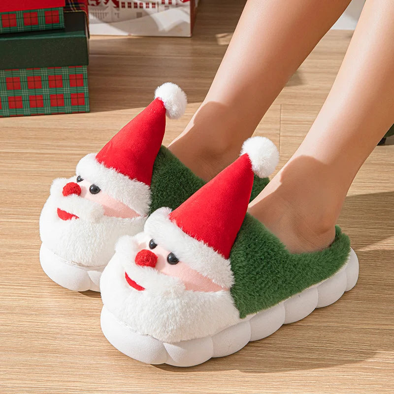 Cute Couple Christmas Slippers