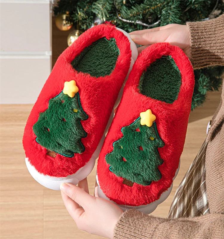 Cute Couple Christmas Slippers