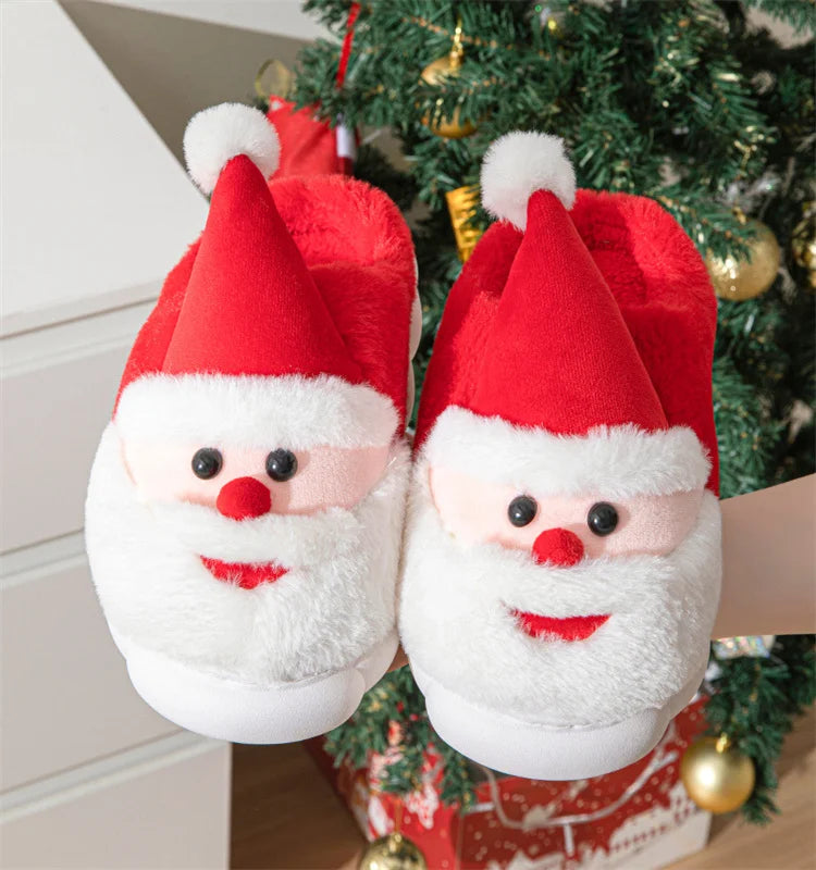 Cute Couple Christmas Slippers