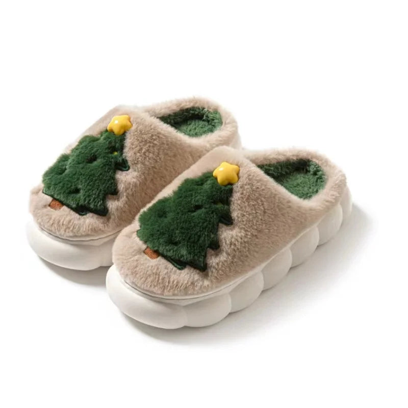 Cute Couple Christmas Slippers