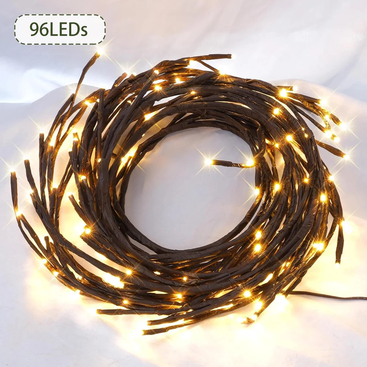 Warm LED Willow Branch Lights for Home Decor