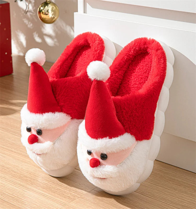 Cute Couple Christmas Slippers