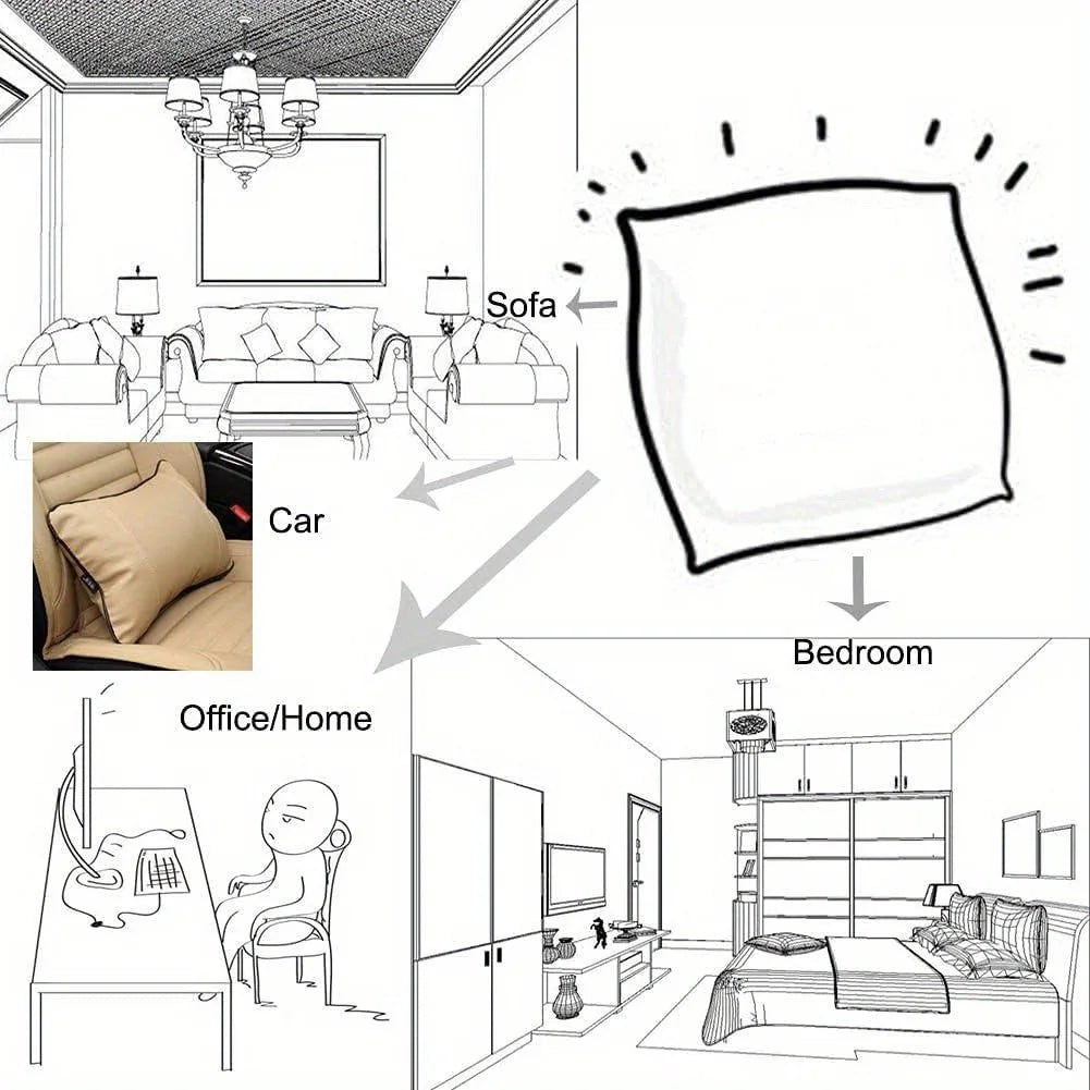 Holiday Throw Pillow Covers – Merry Christmas Set (4 Designs)