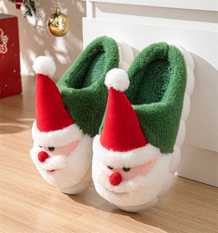 Cute Couple Christmas Slippers