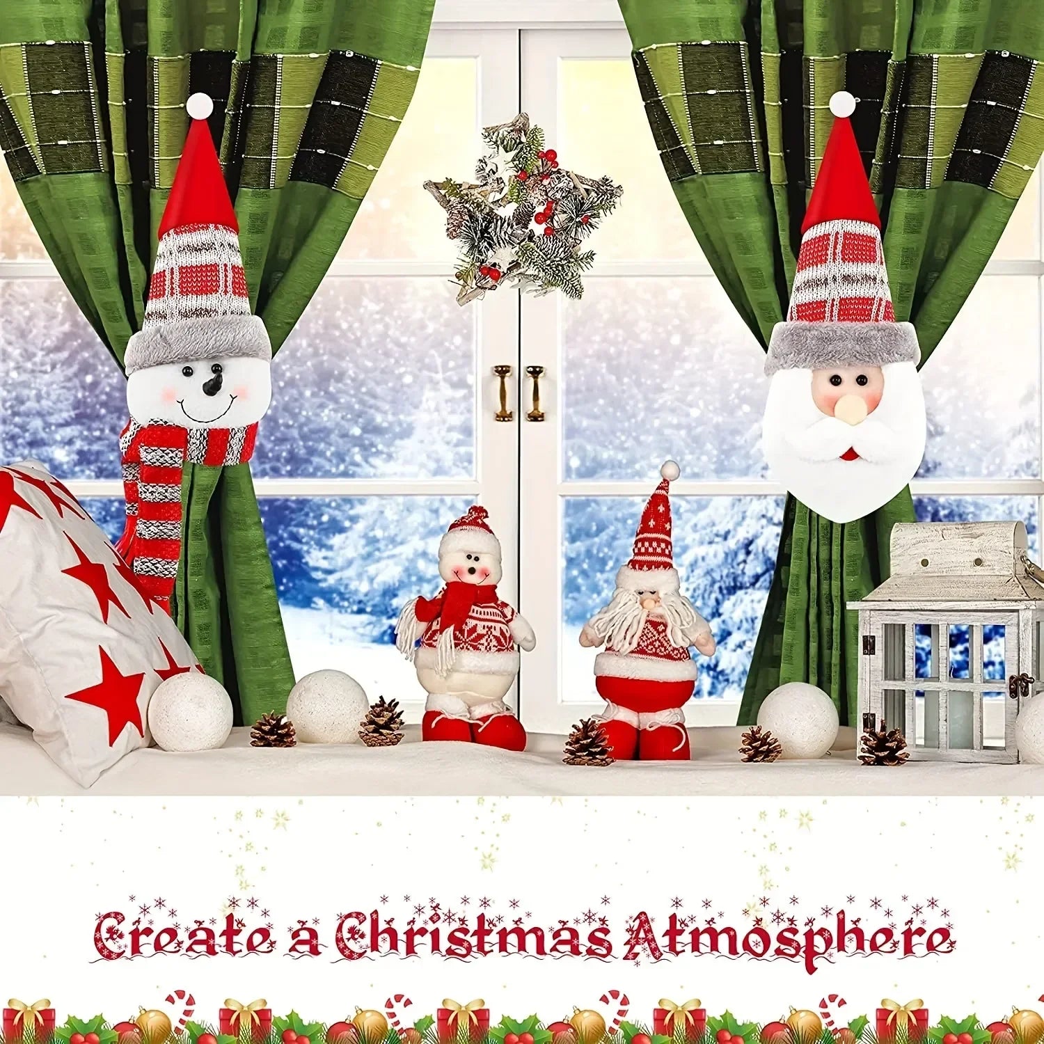 Santa Claus and Snowman