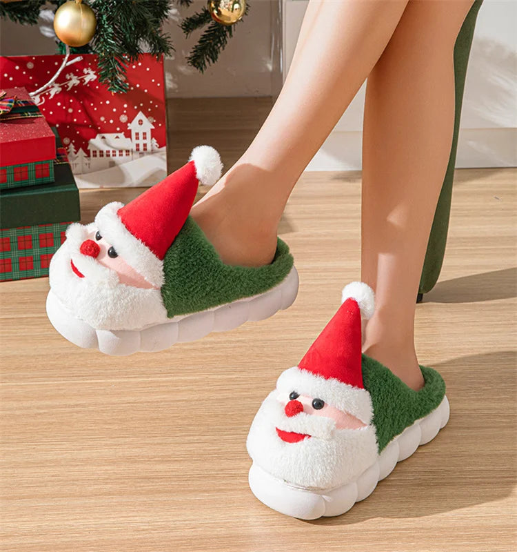 Cute Couple Christmas Slippers
