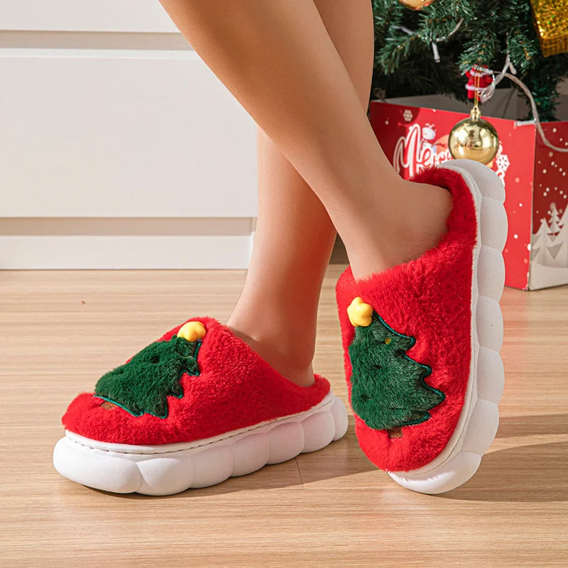 Cute Couple Christmas Slippers