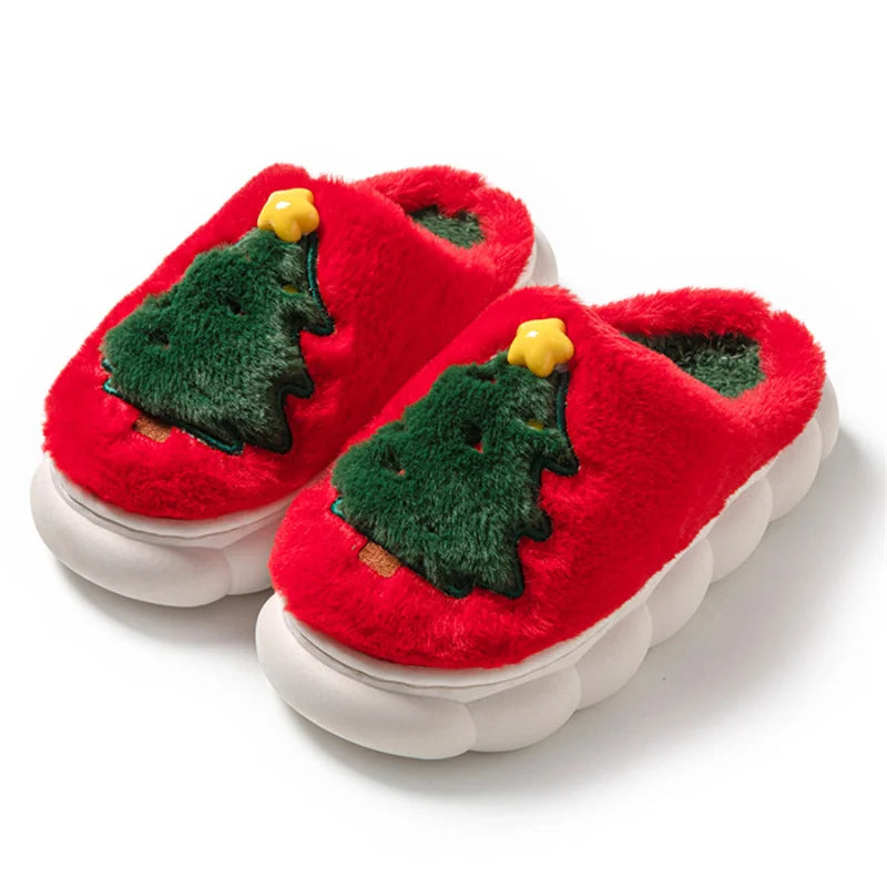 Cute Couple Christmas Slippers
