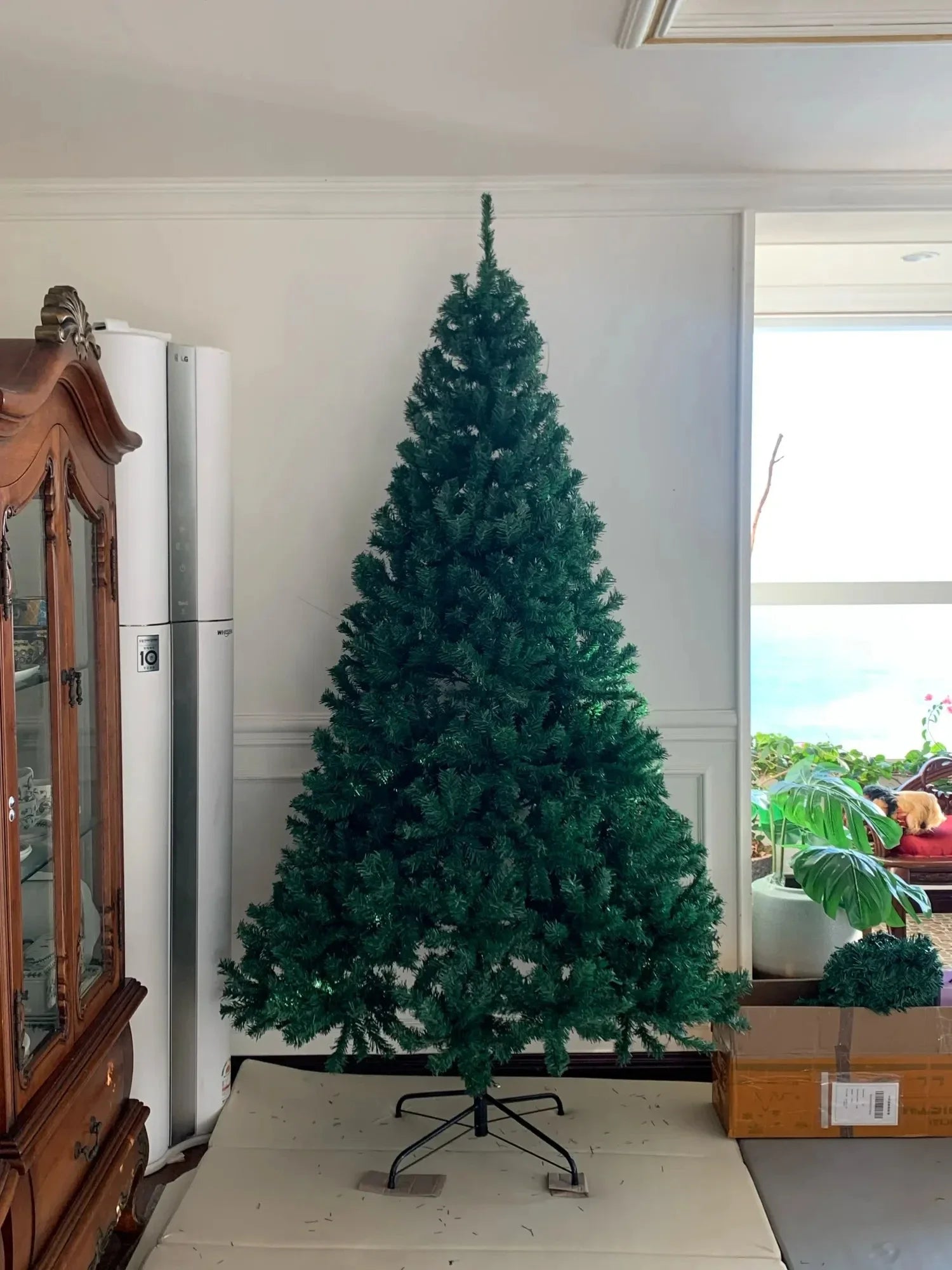 New Year Noel Navidad Gift 180cm Artificial Christmas Tree Cedar Tree Fir Pine PVC Christmas Trees Home Christmas Decorations