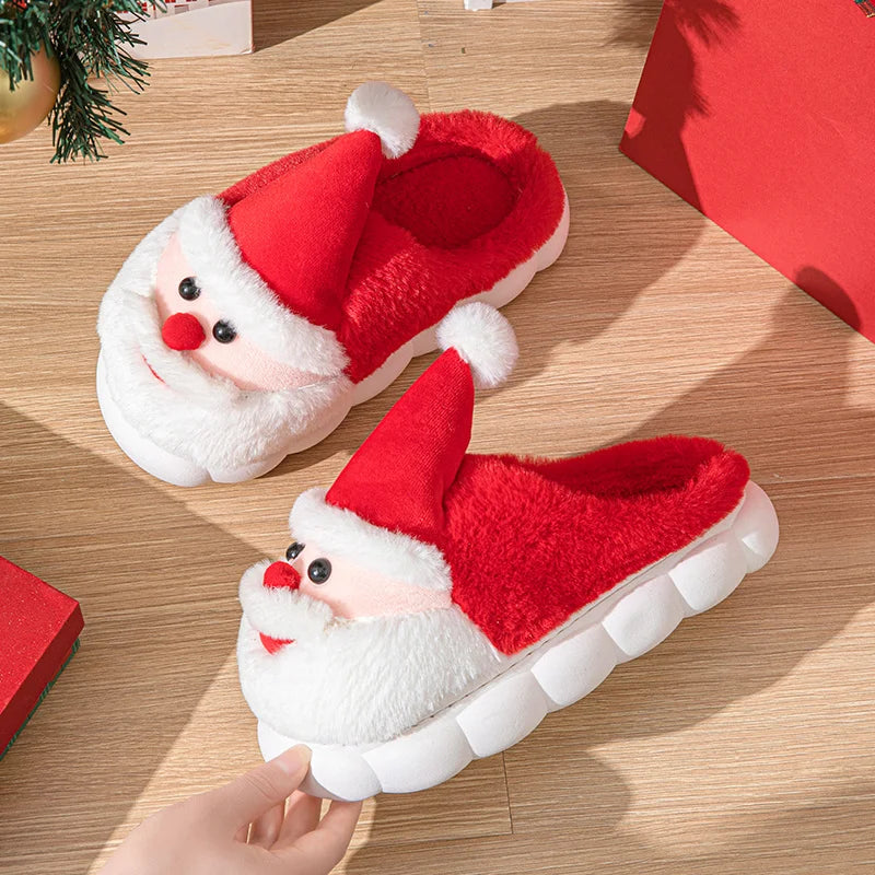 Cute Couple Christmas Slippers