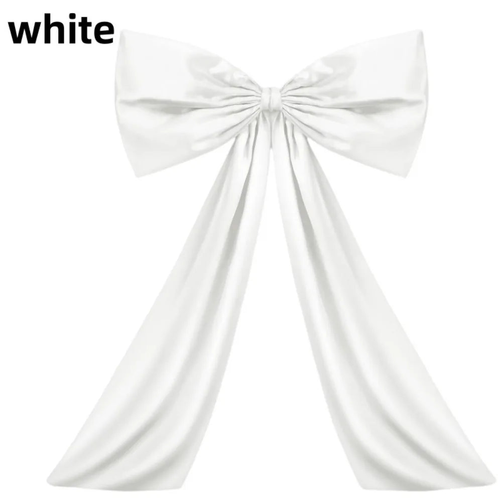 Extra Large Christmas Tree Bow Topper – Elegant Satin Holiday Decoration