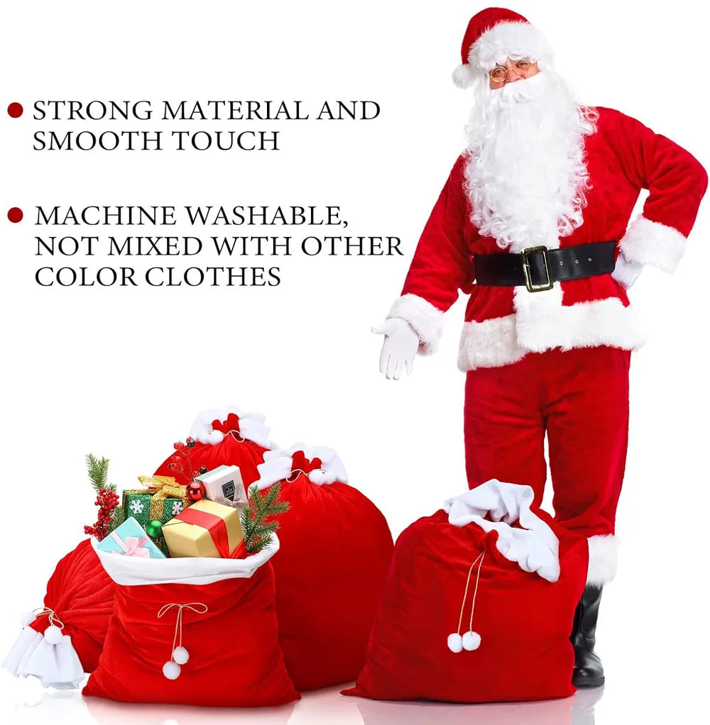 Christmas Red Velvet Bags