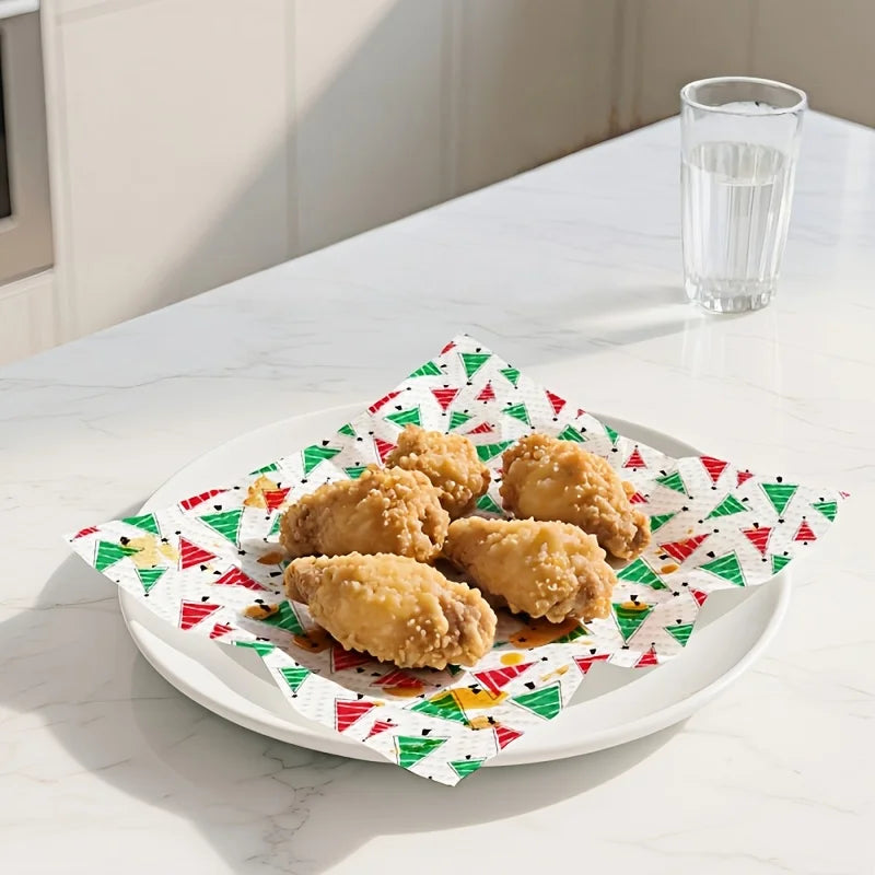 Christmas Pattern Paper Towels – Festive Disposable Kitchen Roll